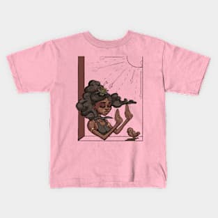 Head in the Clouds (Color) Kids T-Shirt